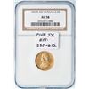 Image 4 : Papal States Pius IX gold 2.5 Scudi XIII Vatican 1859-R NGC AU58
