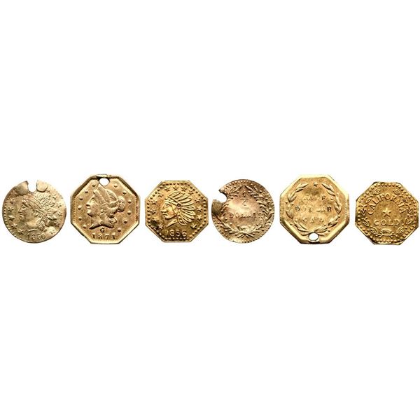 Lot of 3 California Gold Coins/Token