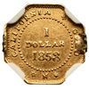 Image 3 : 1853 BG-531 R-4 Liberty Octagonal Gold Dollar NGC AU Details (Mount Removed)
