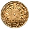 Image 3 : 1856-Dated Indian - Wreath W/Star Round California Gold Token (0.30g) NGC MS62