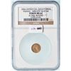 Image 4 : 1856-Dated Indian - Wreath W/Star Round California Gold Token (0.30g) NGC MS62