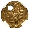 Image 2 : 1872/1 BG-869 Round Indian California Gold 25C NGC AU Details (Holed)
