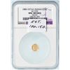 Image 4 : 1880 BG-799X Octagonal Indian California Gold 25C NGC UNC Details (Holed)