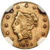 Image 2 : 1870 BG-1203 Round Liberty California Gold $1 NGC AU Details (Scratches)