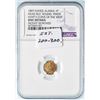 Image 4 : 1897-Dated AIRD-2 R-5 Alaska Indian One Pinch Round Head Right NGC UNC Details (Mount Removed)