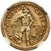 Image 2 : 1909 AMRD-2 R-5 Alaska Miner 1 DWT ALASKA-YUKON-PACIFIC Expo NGC AU Details (Rev Damaged)