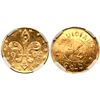 Image 1 : 1904 MO H-61-320 14 Stars Louisiana Purchase Expo Gold "1/4" NGC MS64