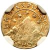 Image 2 : 1905 OMRH-1 Lewis & Clark Exposition Oregon Gold "1/2" NGC AU Details (Improperly Cleaned)