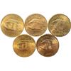 Image 3 : Lot of 5 $20 Saint Gaudens