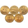 Image 3 : Lot of 5 $20 Saint Gaudens