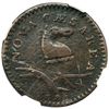 Image 2 : 1786 M 19-M R-5 New Jersey Copper NGC VF Details (Environmental Damage)