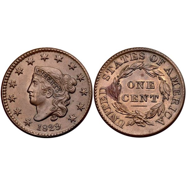 1829 N-8 R-1 Large Letters AU55