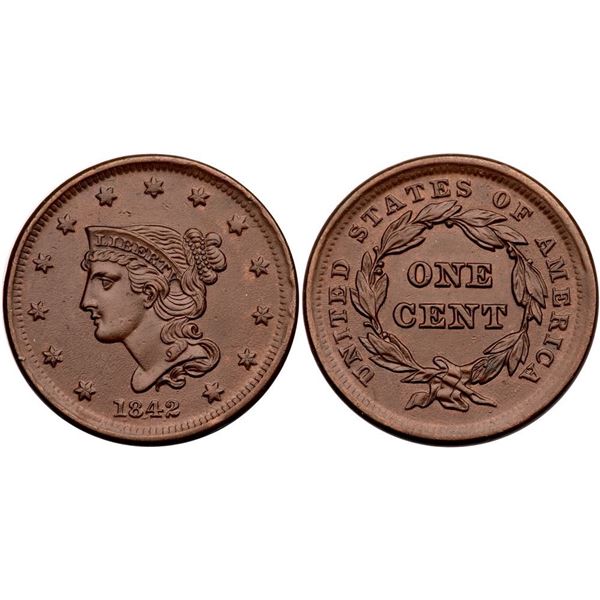 1842 N-2 R-1 Small Date MS62