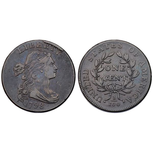 1798 S-173 R-3 Small 8 VF25+