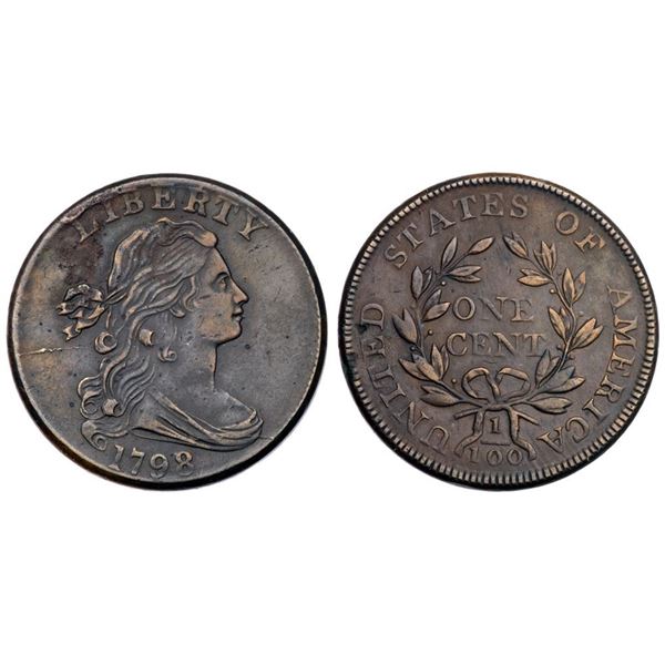 1798 S-181 R-3 Large Fraction VF20