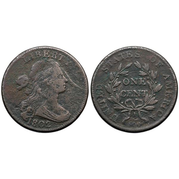 Group of 4 1802 S-239 Large Cents
