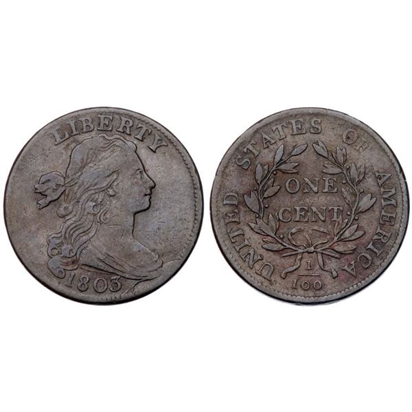 1803 S-254 R-1 Wide Date F15