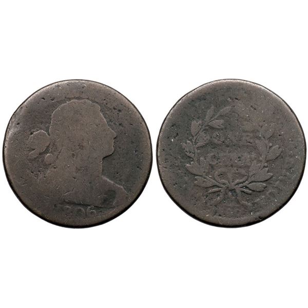 Pair of Draped Bust Cents 1806 & 1807