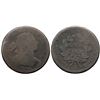 Image 1 : Pair of Draped Bust Cents 1806 & 1807