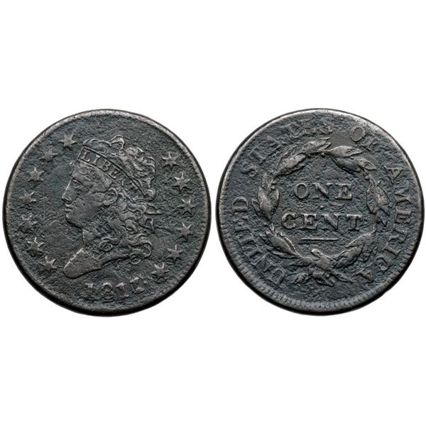 Group of 5 Classic Head Cents 1811 & 1812