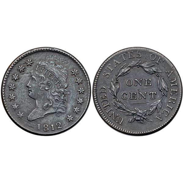 1812 S-291 R-2 Small Date F15