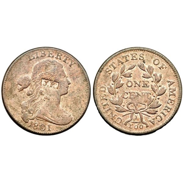 Lot of 4 Draped Bust Cents 1798, 1800, 1801