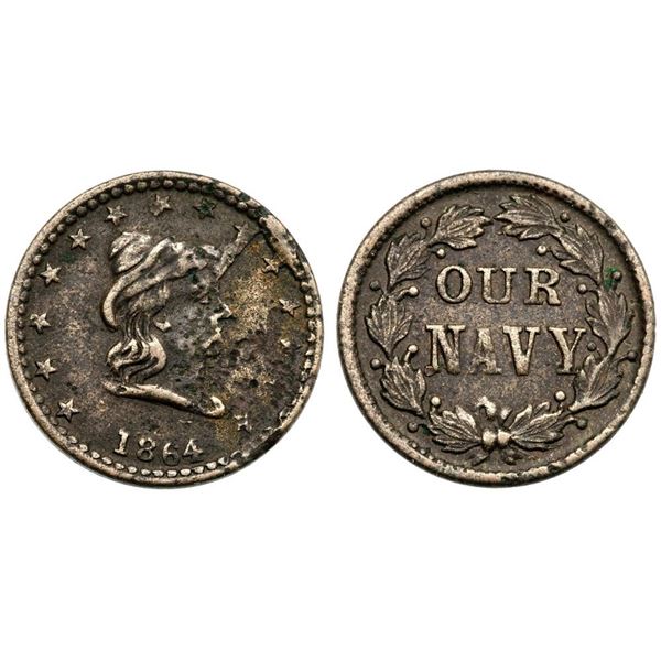 Lot 15 Patriotic Civil War Tokens
