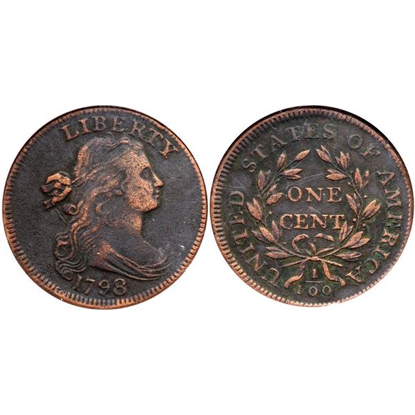 1798 S-146 R-5 ANACS VF Details (Corroded)