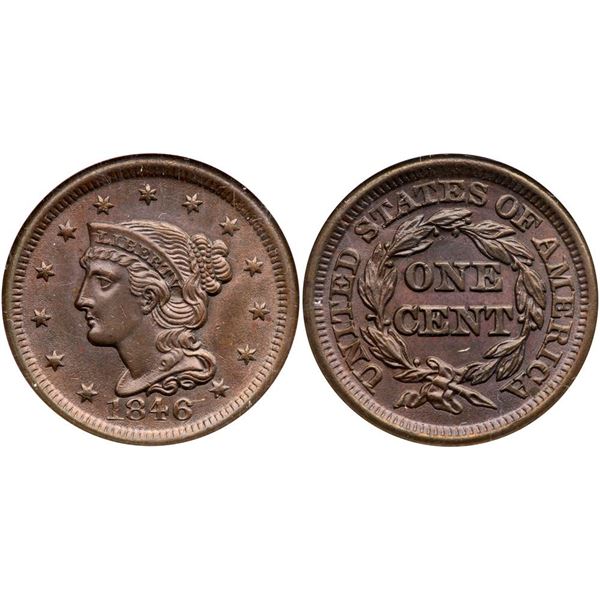 1846 N-6 R-1 NGC MS63BN