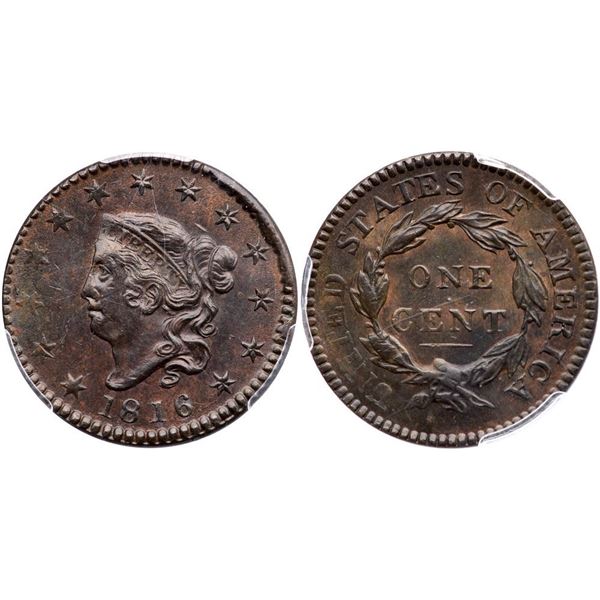 1816 N-2 R-1 PCGS UNC Details