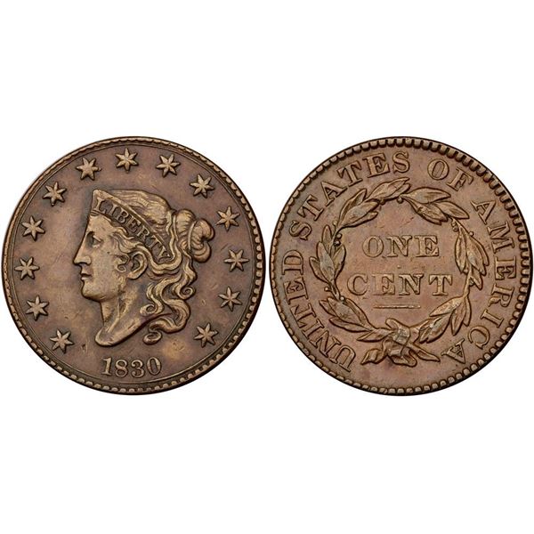 1830 N-1 R-1 Large Letters VF25