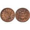 Image 1 : 1841 Counterfeit Copy Braided Hair Cent MS60
