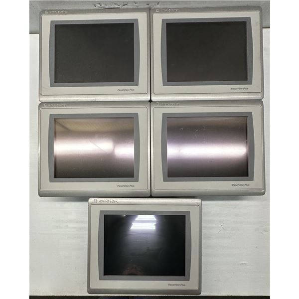 (5) Allen Bradley #2711P-T10C22D9P Panelview Plus 7 Touch Screens