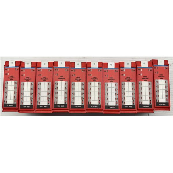 Lot of (10) Allen Bradley #1734-IB8S Safety Sink Inputs