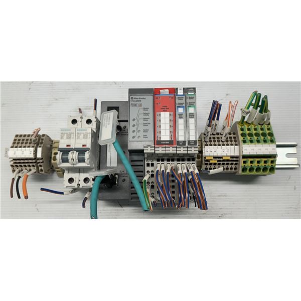 Allen Bradley #1734-AENTR Ether Net IP Rails w/Misc. Modules