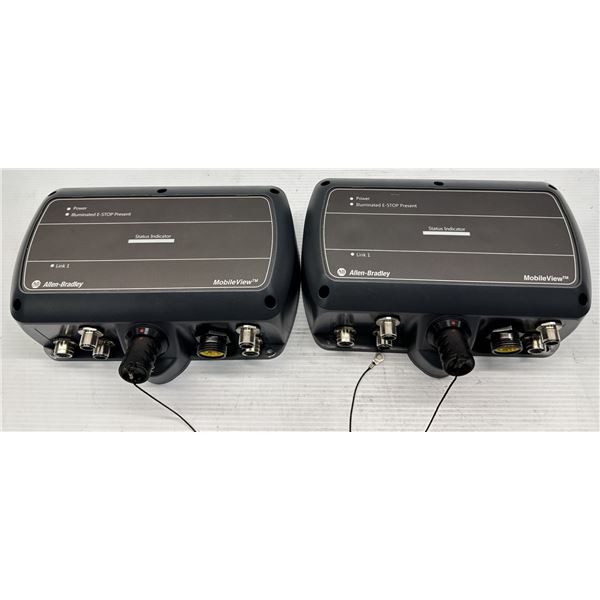 (2) Allen Bradley #2711T-JBIP65DM1 Mobile View Junction Boxes