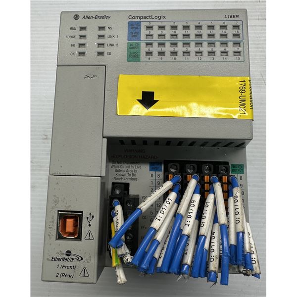 Allen Bradley #1769-L16ER-BB1B Compact Logix 384KB DI/O Controller