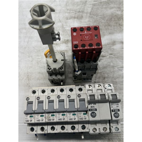 Lot of Misc. Allen Bradley Circuit Breaker & Contactor