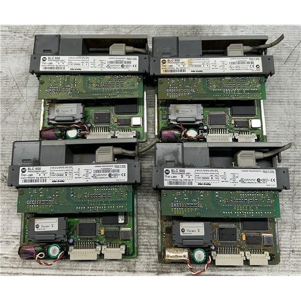 (4) Allen Bradley #1747-L531 Processor Units