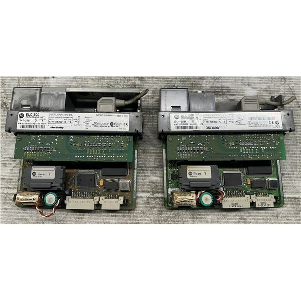 (2) Allen Bradley #1747-L531 Processor Units