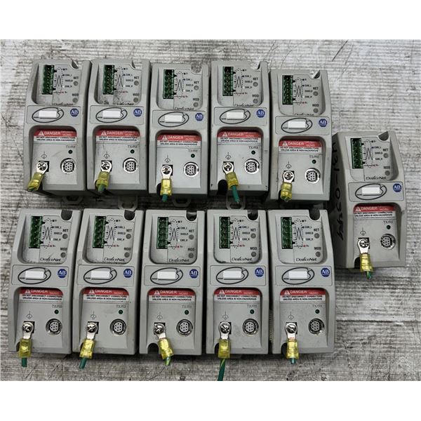 Lot of (11) Allen Bradley #1761-NET-DNI Devicenet Interfaces