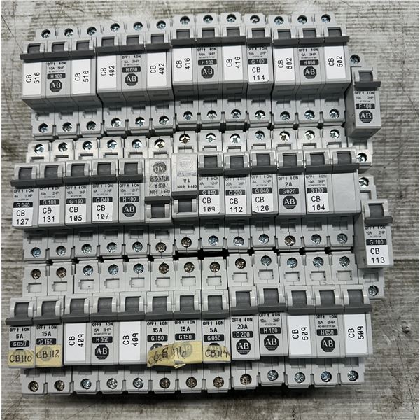 Lot of Allen Bradley Circuit Breakers