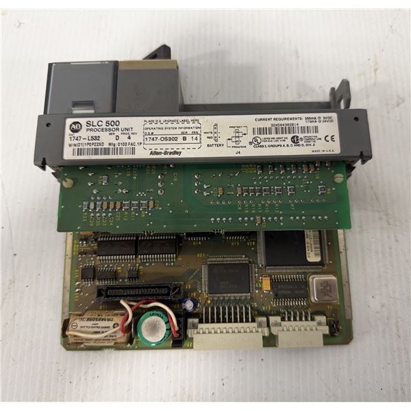Allen-Bradley #1747-L532 Ser D SLC 500 Processor Unit