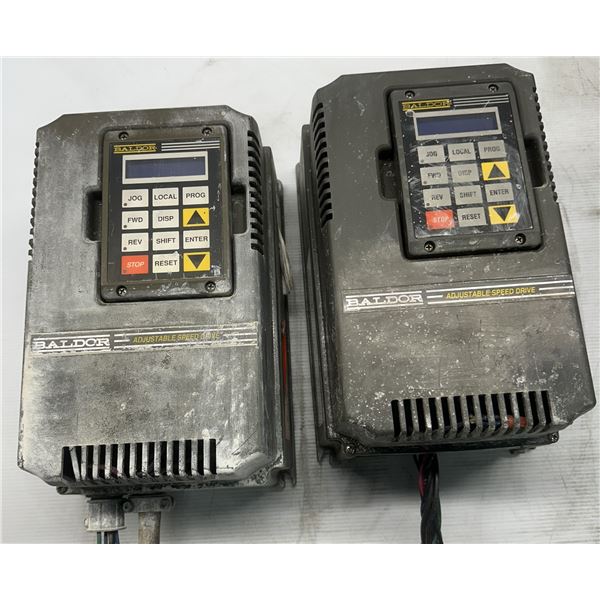 (2) Baldor #ID15H205-E Adjustable Speed Drives