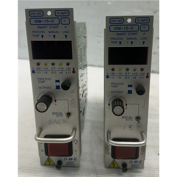 (2) D-M-E #SSM-15-G Microprocessor Temperature Controllers