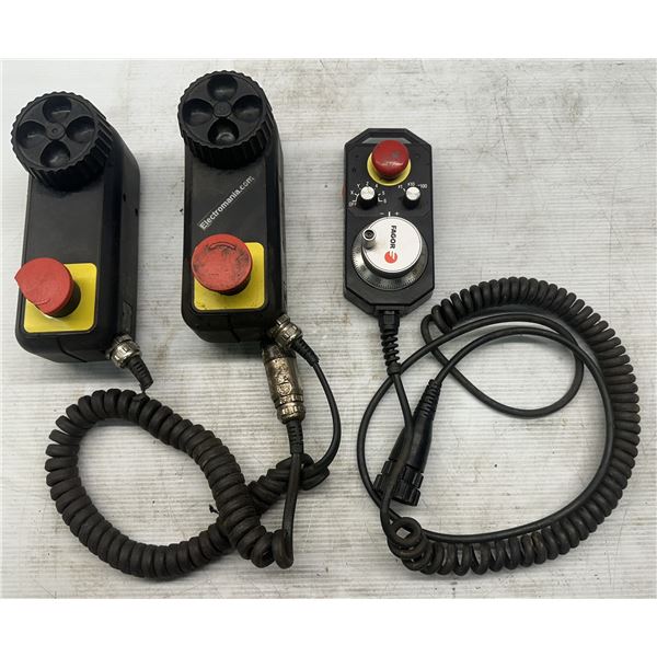 Lot of (3) Teach Pendants #251 534 01 / #251 534 11 / #0201-0553 100P/R