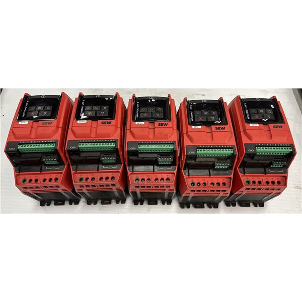 (5) Sew #18251412 / MCLTPB00085A3400 Movitrac LTP B Frequency Inverters
