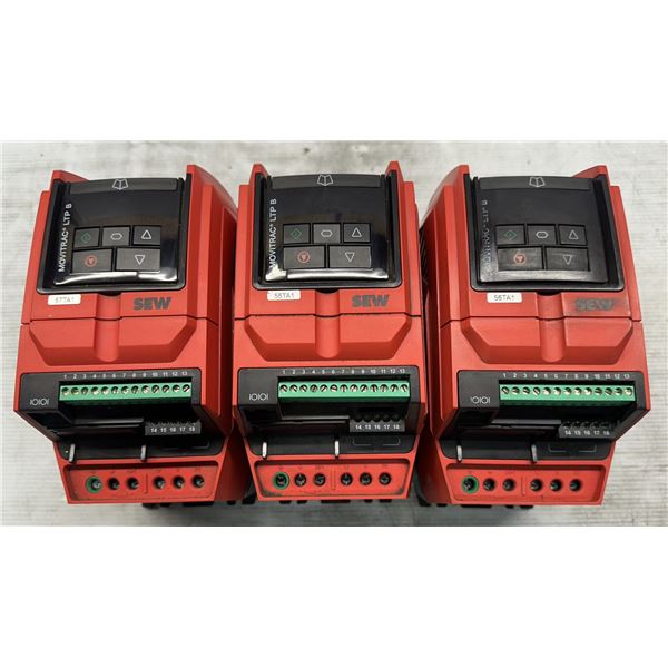 (3) Sew #18251412 / MCLTPB00085A3400 Movitrac LTP B Frequency Inverters
