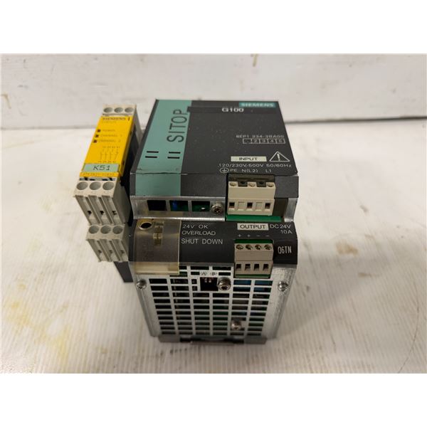 Lot of (2) Siemens Items #3TK2821-1CB30 & #6EP1334-3BA00