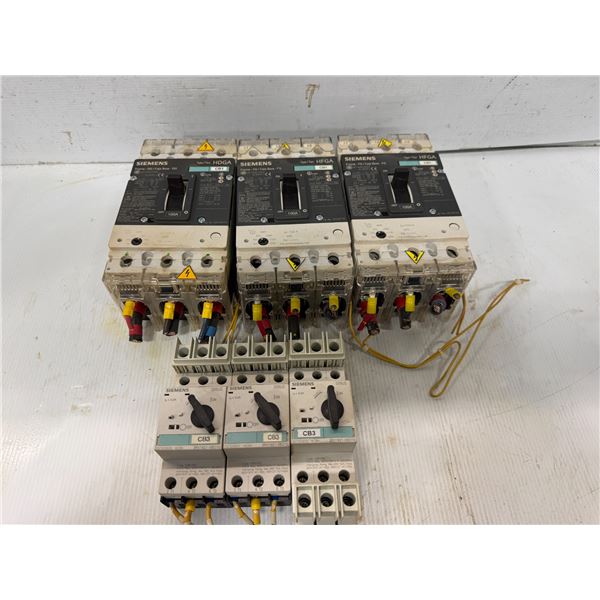 Lot of Siemens Contactors & Circuit Breakers (See Pics)